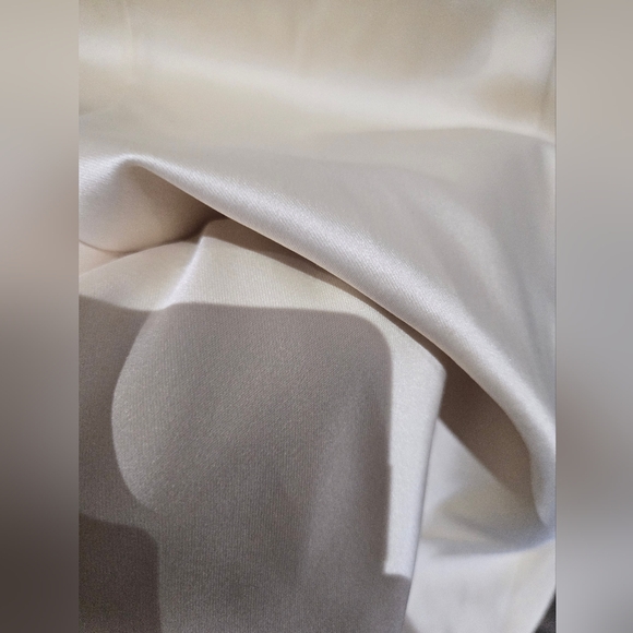 NWT Zara Satin Effect Cream Maxi Dress - Picture 14 of 14